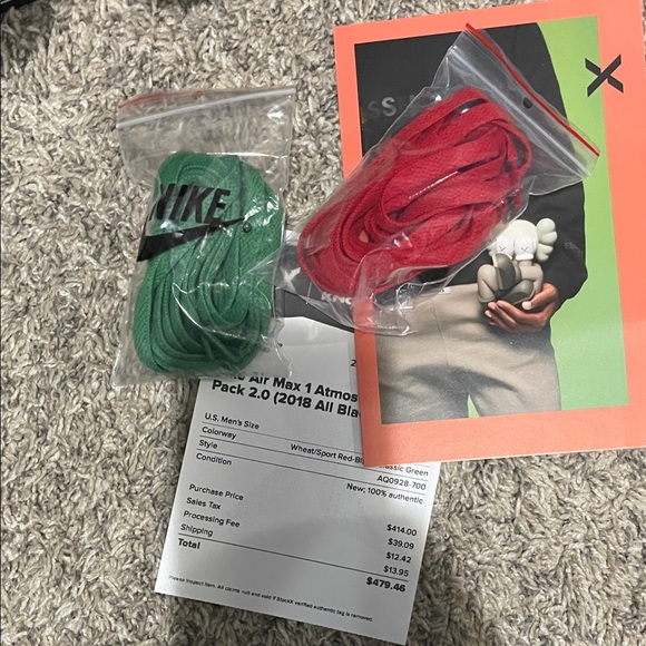 Nike Air Max 1 DLX Leopard Black Sneakers - Picture 6 of 6